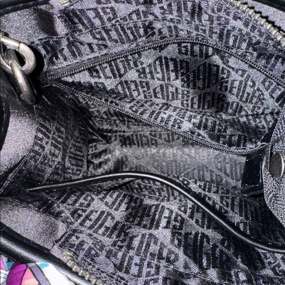 Kurt Geiger Bag Small Faux Shearling Surrey Black Mini Tote - Picture 13 of 17